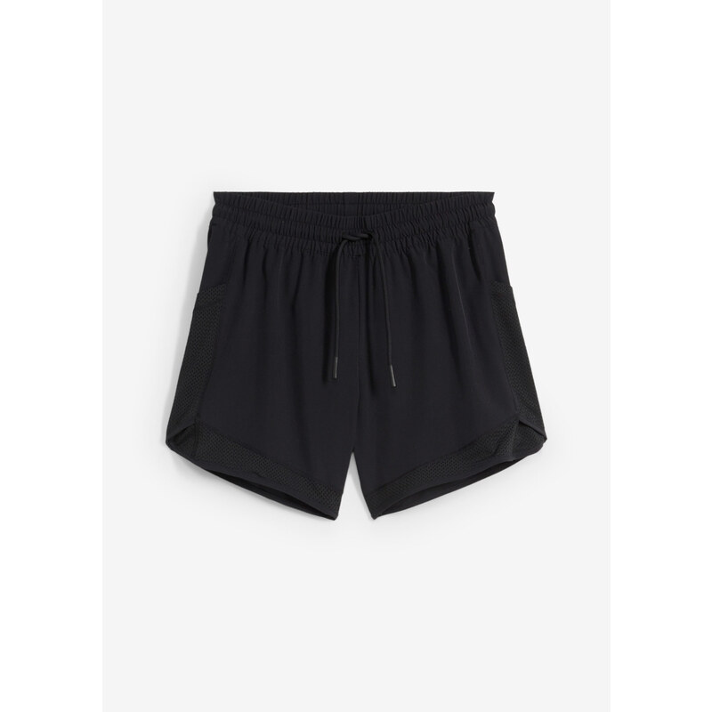 bonprix Funkčné šortky s púzdrom na mobil, farba čierna 55412918