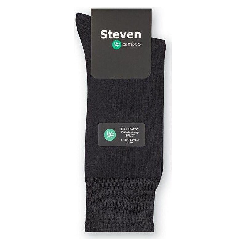 BASIC Grafitové pánske bambusové ponožky Art.031 NL002, GRAPHITE 55411669