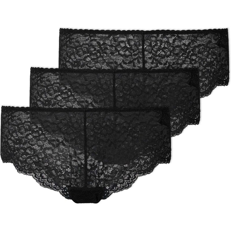 SNOCKS Nohavičky Spitze čierna 66256902