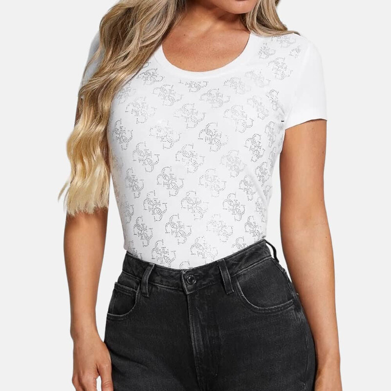 Dámské bílé triko Guess 55902