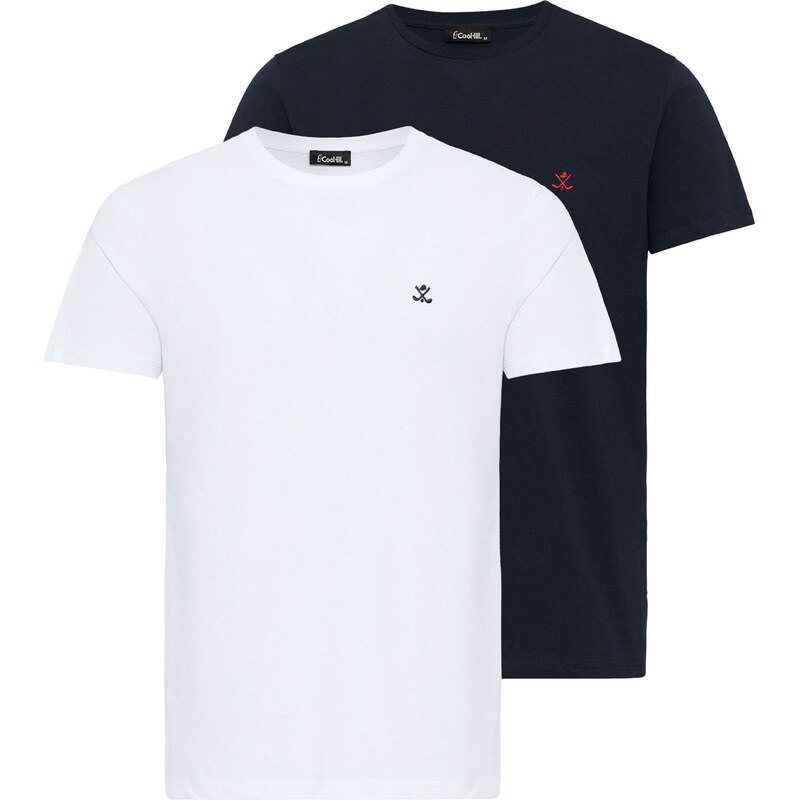 Cool Hill Tričko čierna / biela 55751847