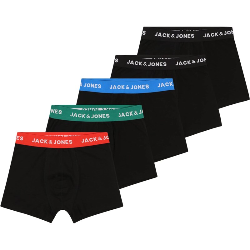 Jack & Jones Junior Nohavičky JACHUEY námornícka modrá / zelená / 55461201