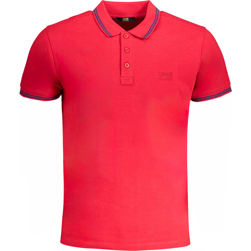 Športová Pánska Polokošeľa CAVALLI CLASS Červená 68244154