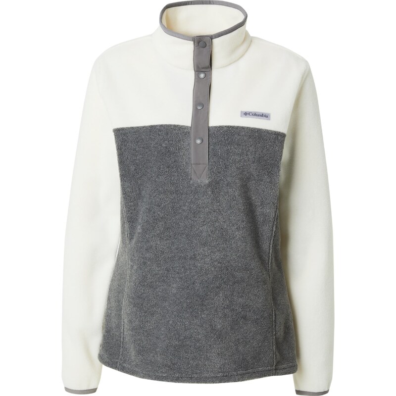COLUMBIA Športový sveter Benton Springs tmavosivá / biela 57241436