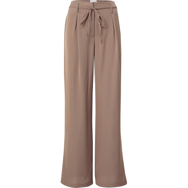 studioselect Plisované nohavice Melika hnedá 55484064