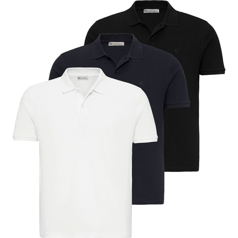 Dandalo Tričko tmavomodrá / čierna / biela 55684814