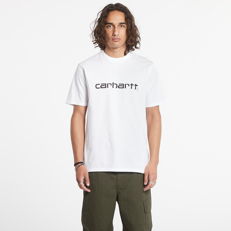 Tričko Carhartt WIP S/S Script T-Shirt White/ Black XL 47093094