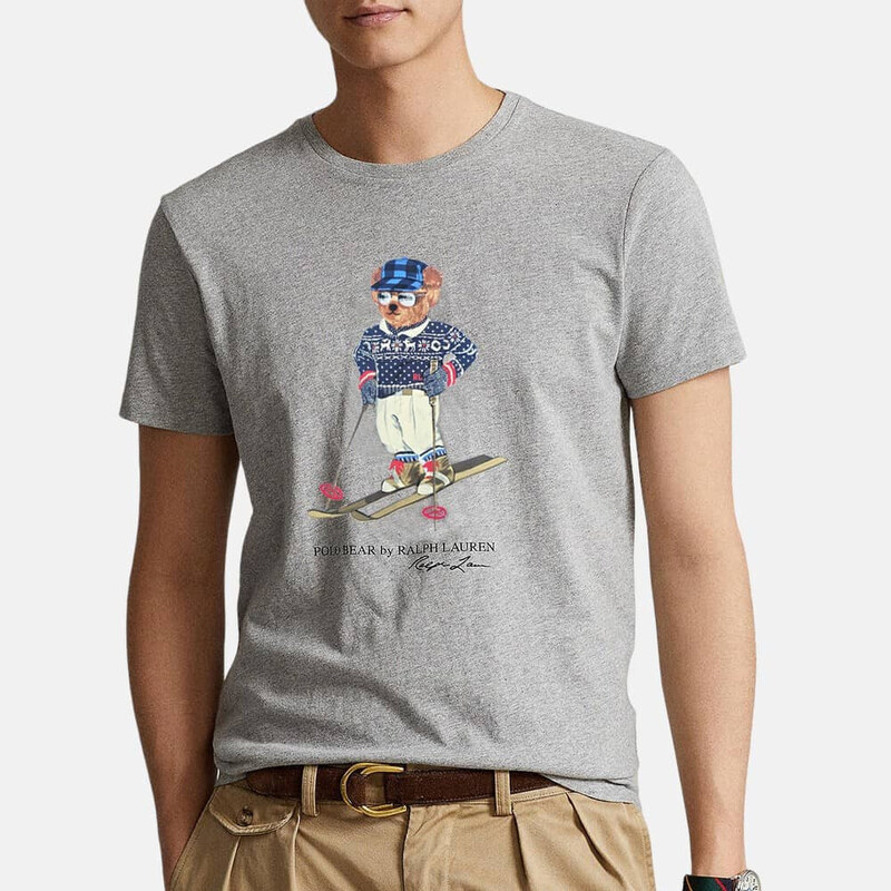 Pánské šedé triko Ralph Lauren 55906 55526470