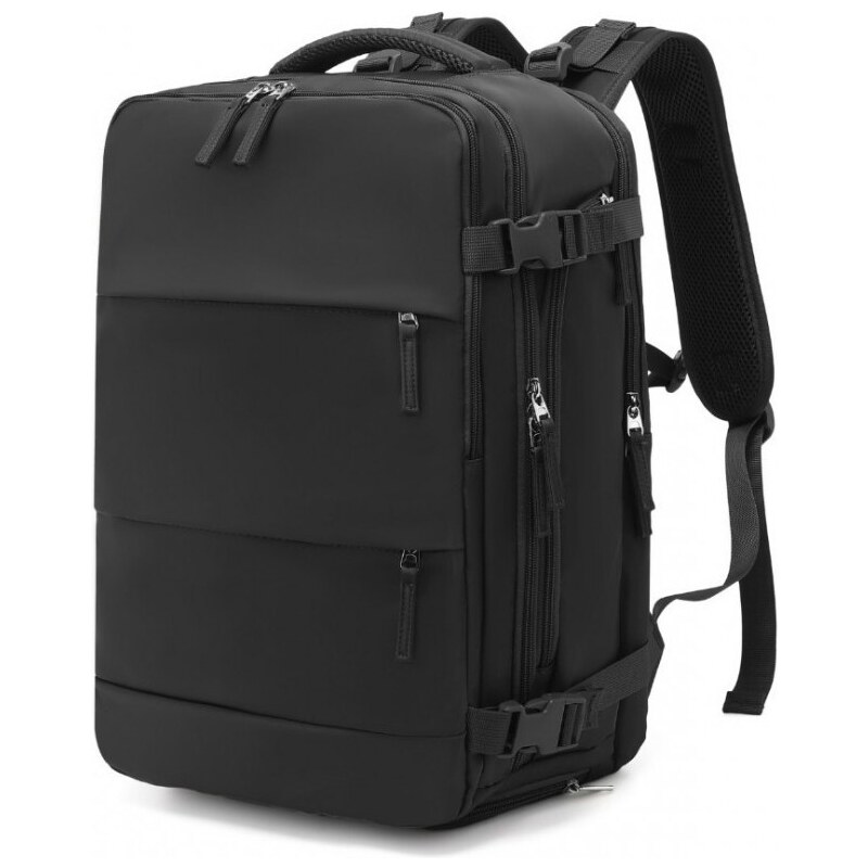 Konofactory Čierny multifunkčný batoh do lietadla s USB portom Gadget 49237739