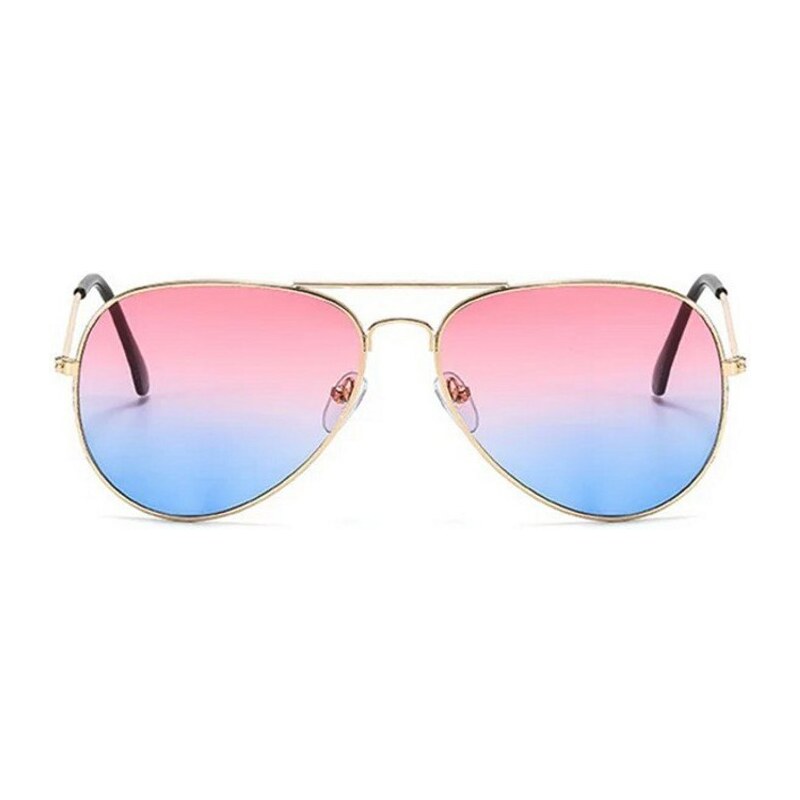 Sunmania Ružovo-modré dvojfarebné okuliare pilotky Aviator 55525897