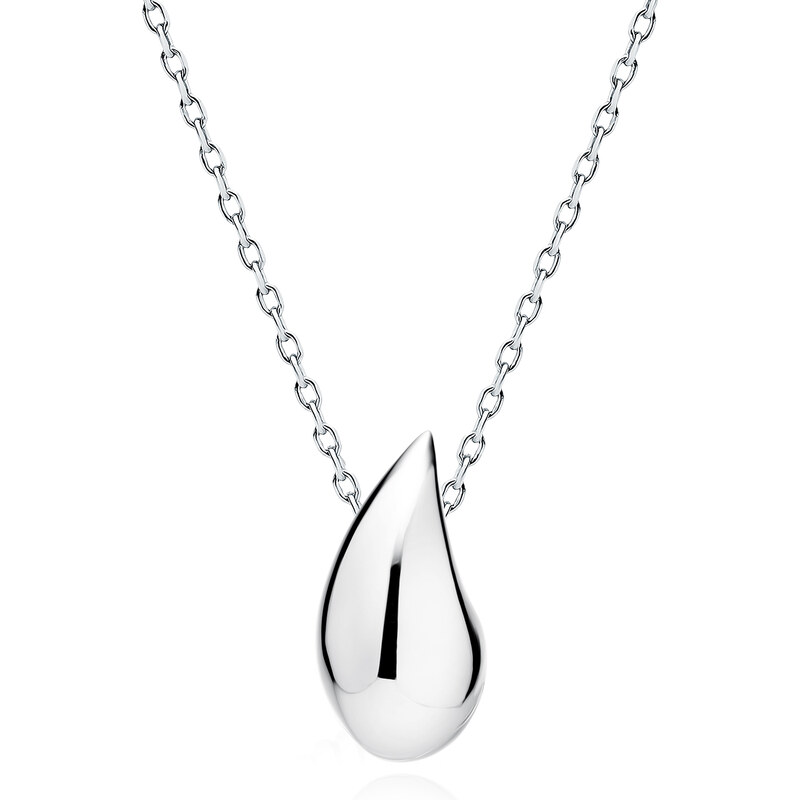 Olivie Strieborný náhrdelník KVAPKA 9007 55570362