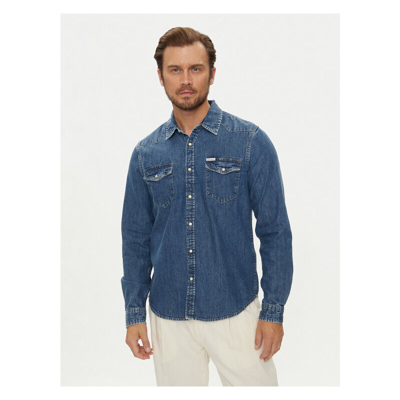 džínsová košeľa Guess Jeans 55395545