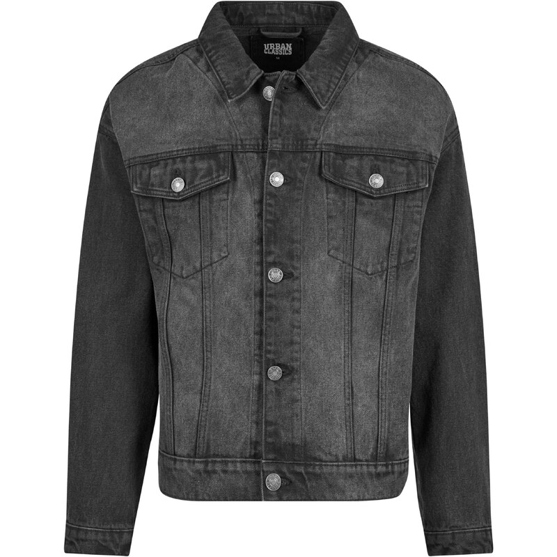 Urban Classics Prechodná bunda čierny denim 56573060