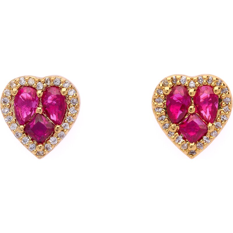 Oliver Weber Originálne pozlátené náušnice Srdiečka 23174G 66589561