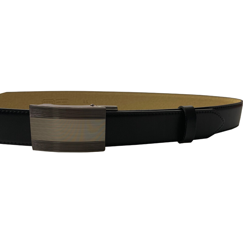 Penny Belts Pánsky kožený spoločenský opasok 35-020-A7 black 90 cm 66581373