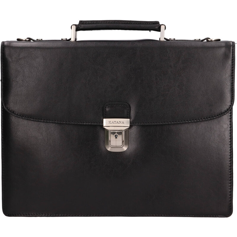 Kožená aktovka Katana Nice - čierna 64567094