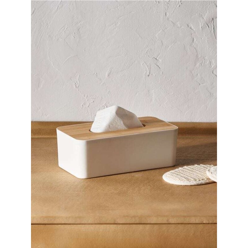 Sinsay - Kryt na papierové vreckovky - biela 65750904