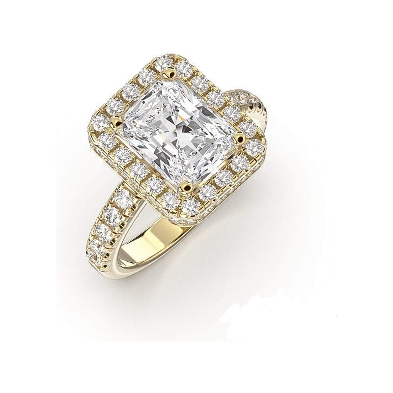 Zlatý dámsky prsteň so zirkónmi 22172/ZXX 33906427