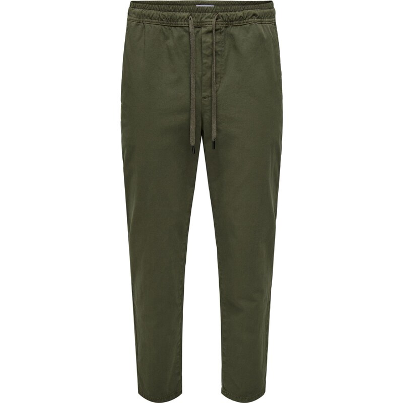 Only & Sons Chino nohavice ONSLinus tmavozelená 55461013
