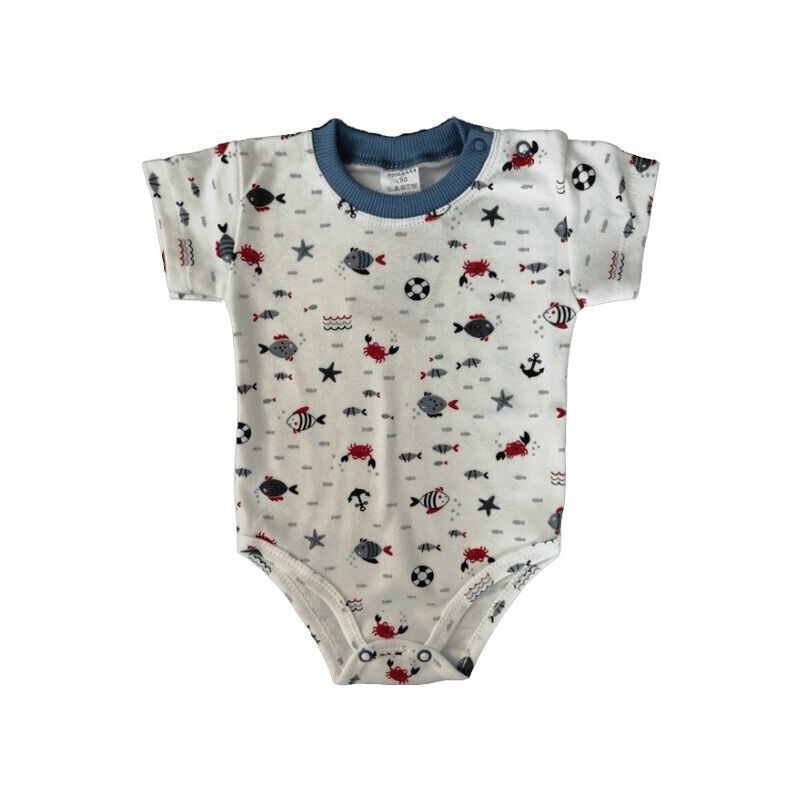 Mrofi Detské body krátke Summer Fish 53241273