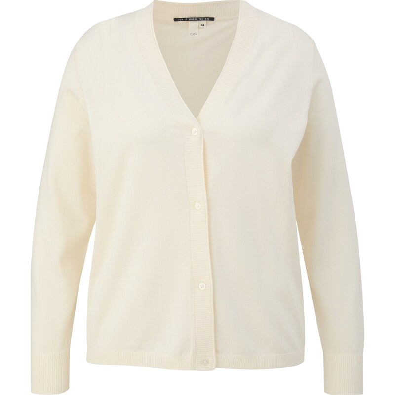 QS Kardigán krémová 58464428