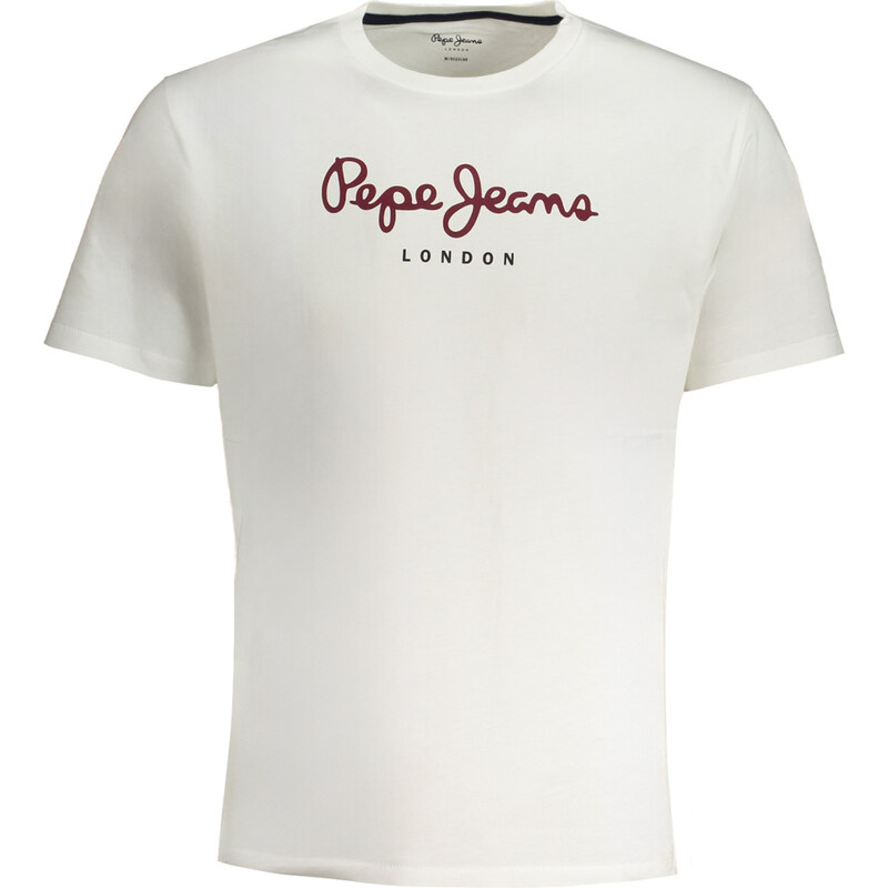 PEPE JEANS MENS SHORT SLEEVED T-SHIRT WHITE 65358492