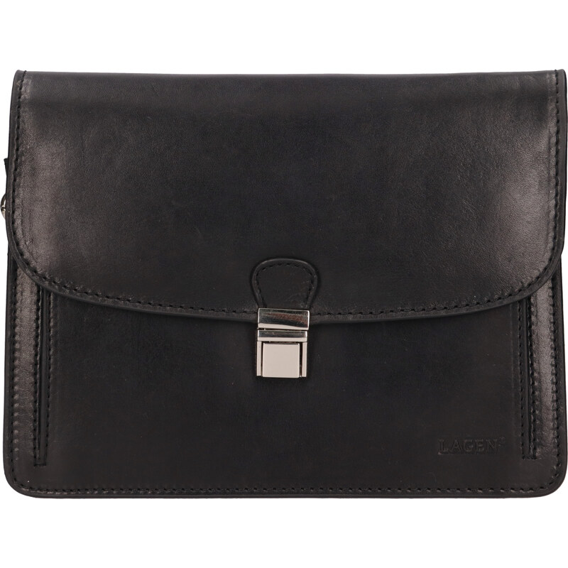 Lagen Pánska kožená taška BLC-23/2596 BLK 66586538
