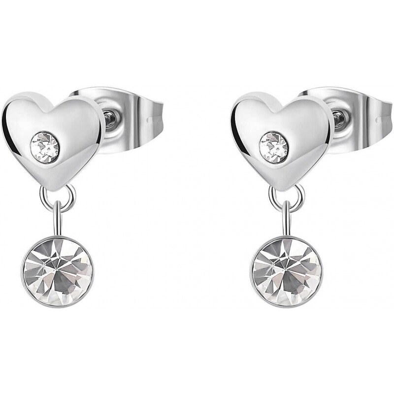 Brosway Srdiečkové náušnice s visiacim kryštálom Chakra BHKE176 66585653