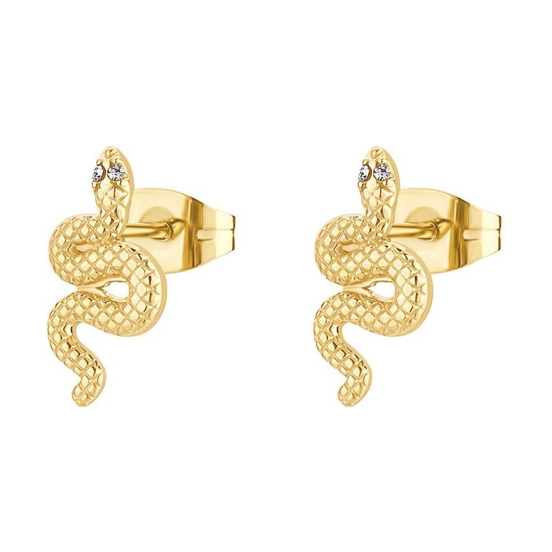 Brosway Moderné pozlátené náušnice Had Chakra BHKE195 66594342