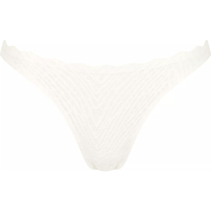 SLOGGI Tangá ZERO Feel Bliss tmavosivá / biela ako vlna 55647613