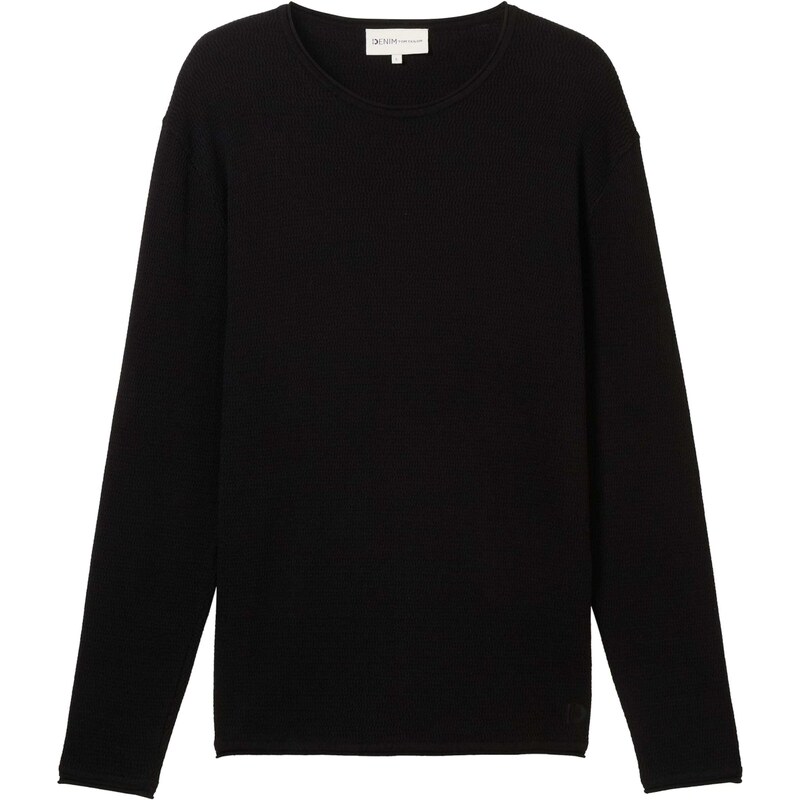 TOM TAILOR DENIM Sveter čierna 63146355