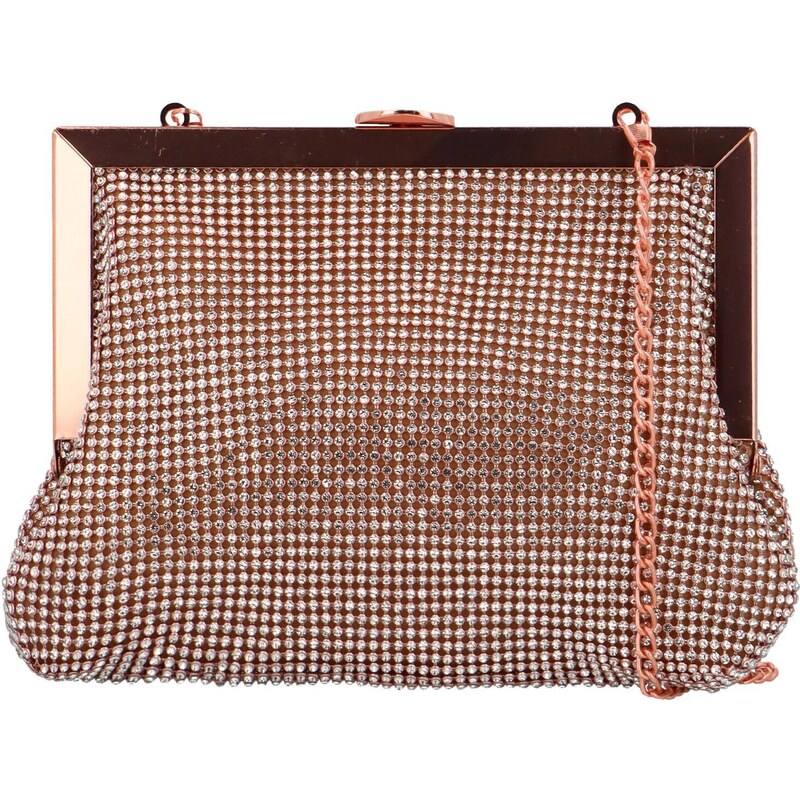 Dámska listová kabelka zlatoružová - Michelle Moon Eyva ružová 57978810