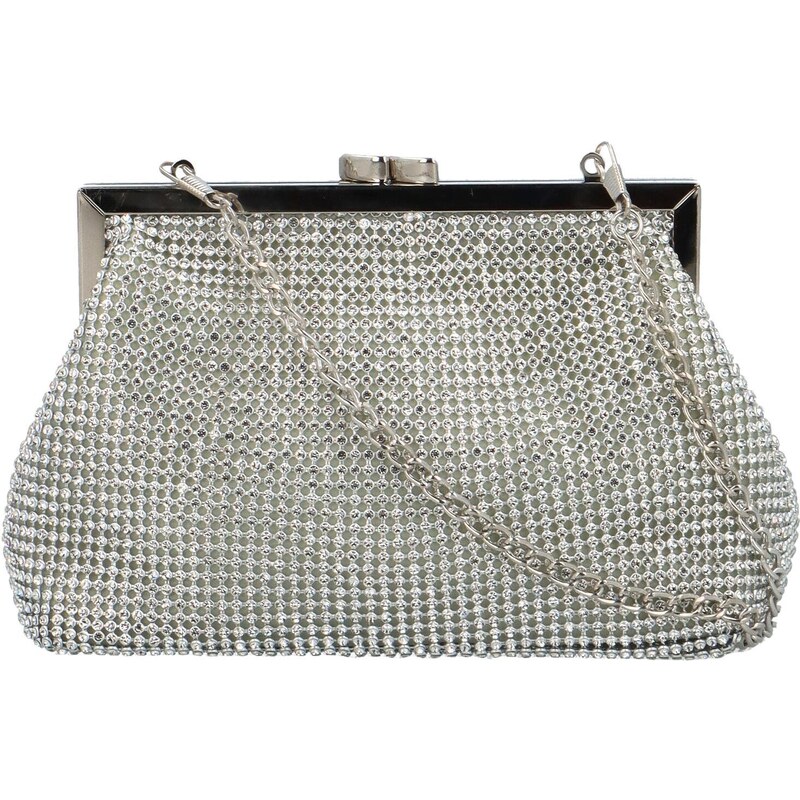 Dámska listová kabelka strieborná - Michelle Moon Liese strieborná 57978797