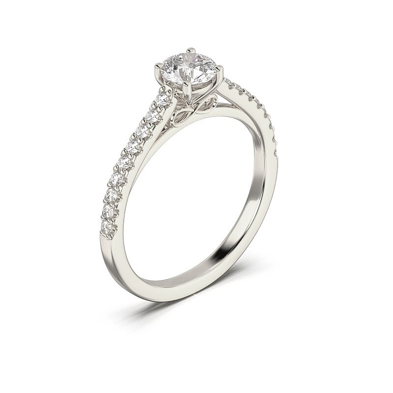 Žatecký Prsteň z bieleho zlata 22156/B 4839841