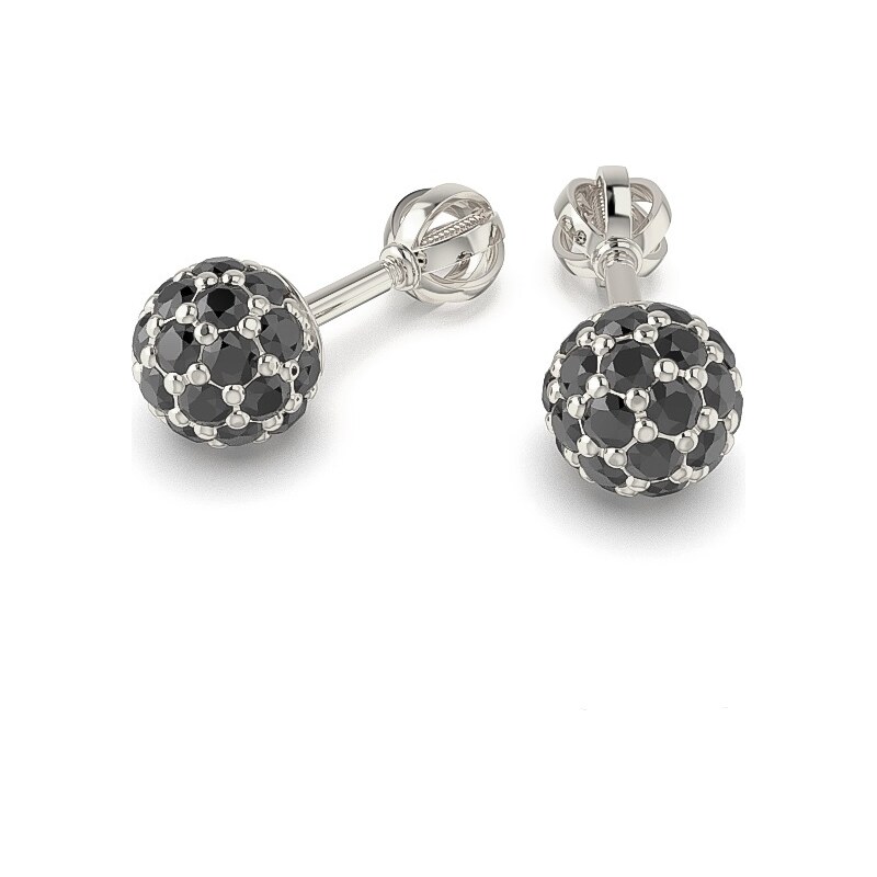 Žatecký Diamantové náušnice z bieleho zlata 23224D/BC 32845992