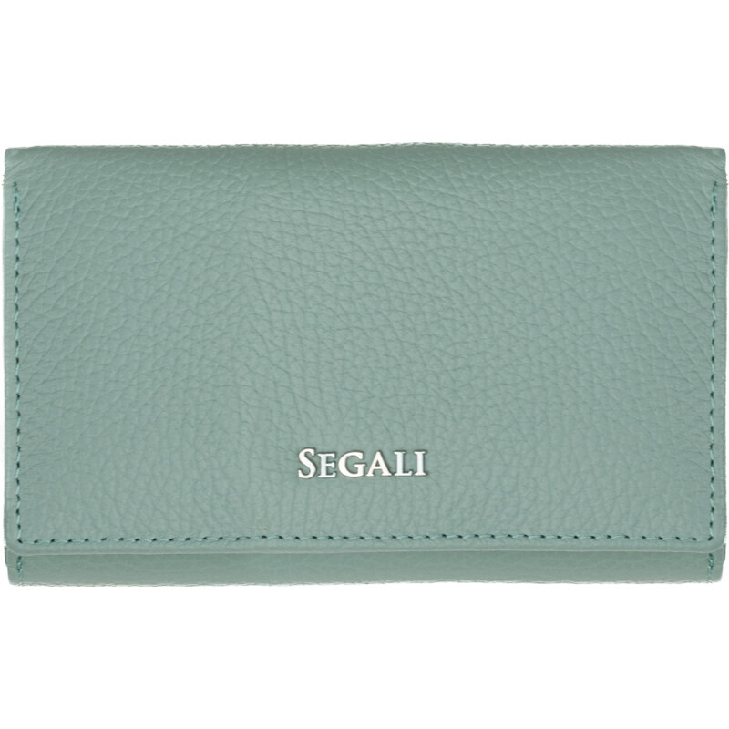 SEGALI Dámska kožená peňaženka 7074 B sage 66583111