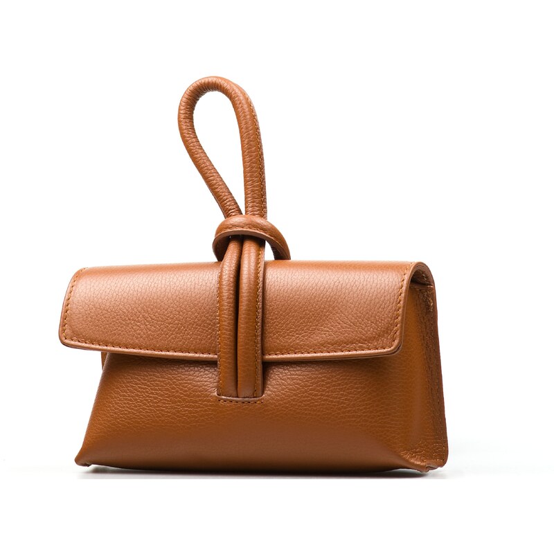 Blaire Kožená kabelka Valerie koňakovo hnedá 64987870