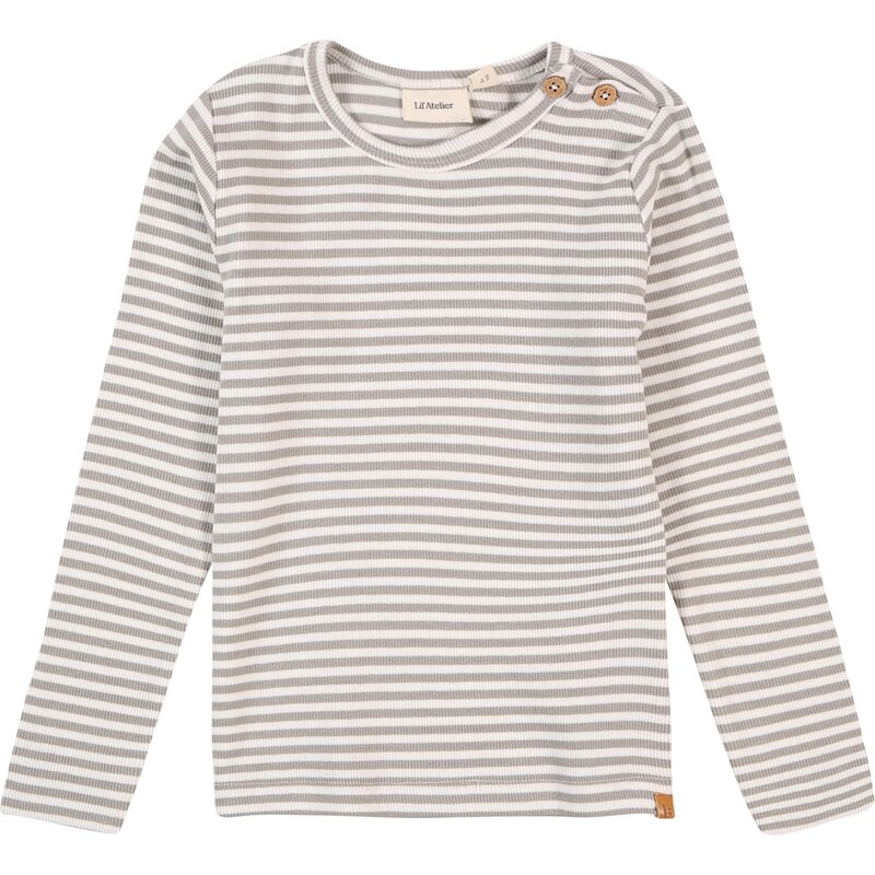 NAME IT Tričko GAGO sivá / biela 55716548