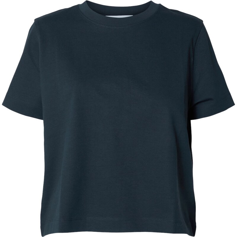 SELECTED Tričko ESSENTIAL námornícka modrá 57621920