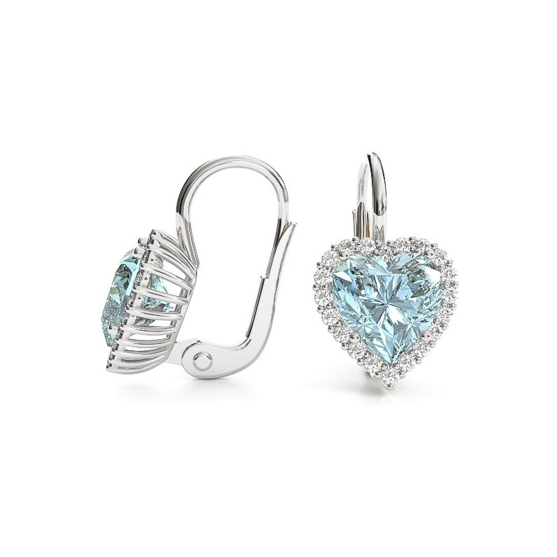 Náušnice z bieleho zlata 23220/B/BX 30170738