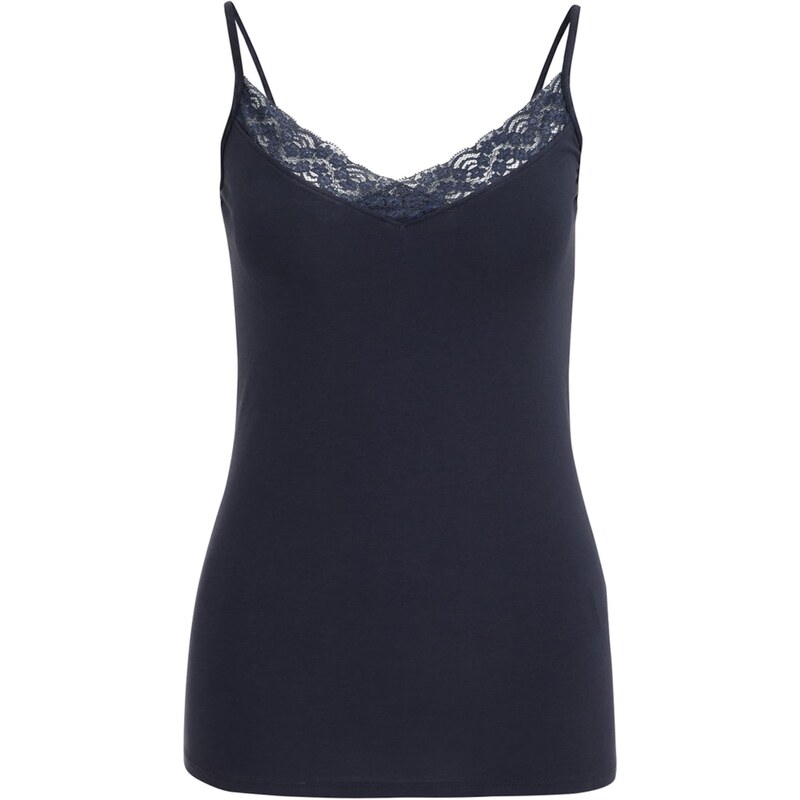 WE Fashion Top námornícka modrá 57017644