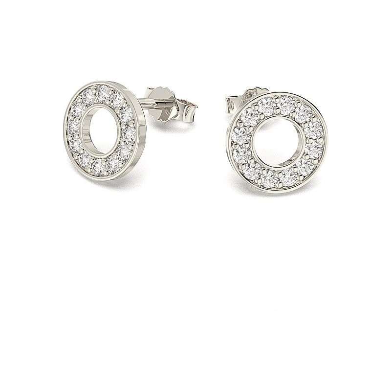 Žatecký Náušnice z bieleho zlata 23223/BX 32840390