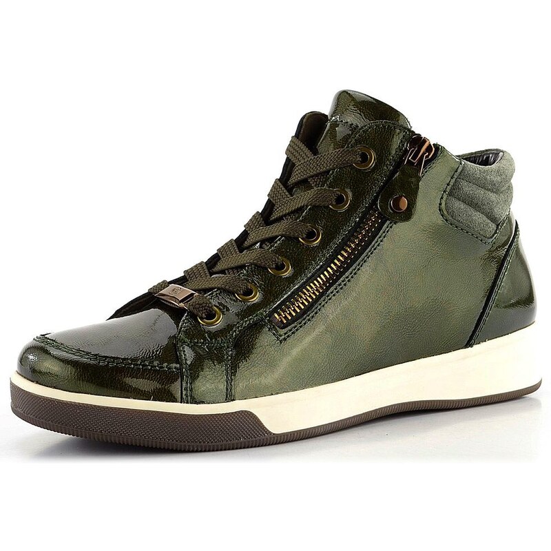 Ara členové tenisky so zipsom lakované Rom Forest 12-24499-84 62751997