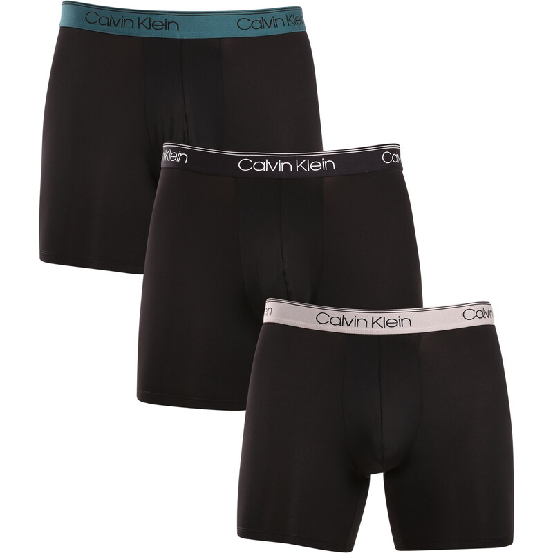 3PACK pánske boxerky Calvin Klein čierné (NB2570A-Q7E) 55735084