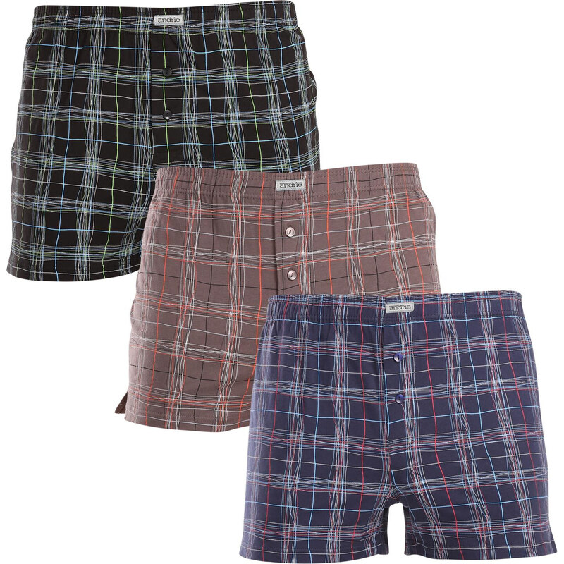 3PACK pánske trenky Andrie viacfarebné (PS 5806) 66062955
