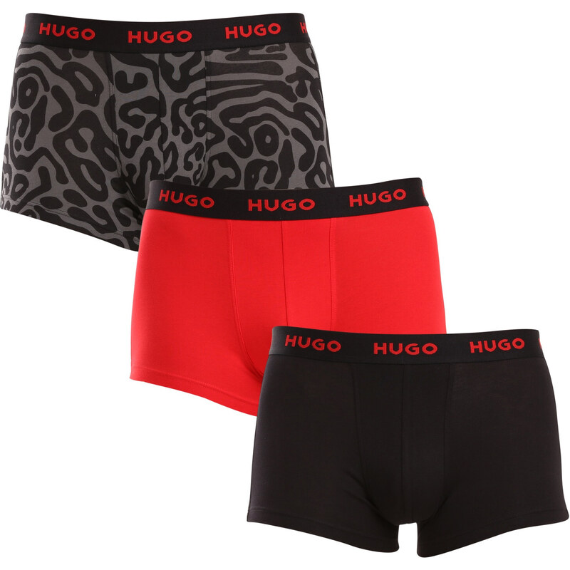 3PACK pánske boxerky HUGO viacfarebné (50517894 974) 55735099