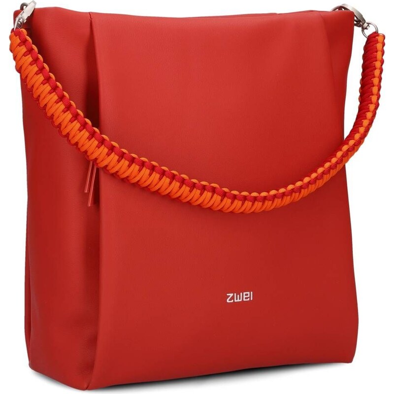 Kabelka crossbody se dvěma popruhy Zwei YU120 RED 55744792