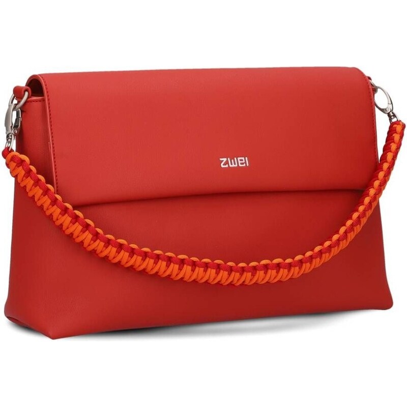 Kabelka crossbody se dvěma popruhy Zwei YU60 RED 55744790