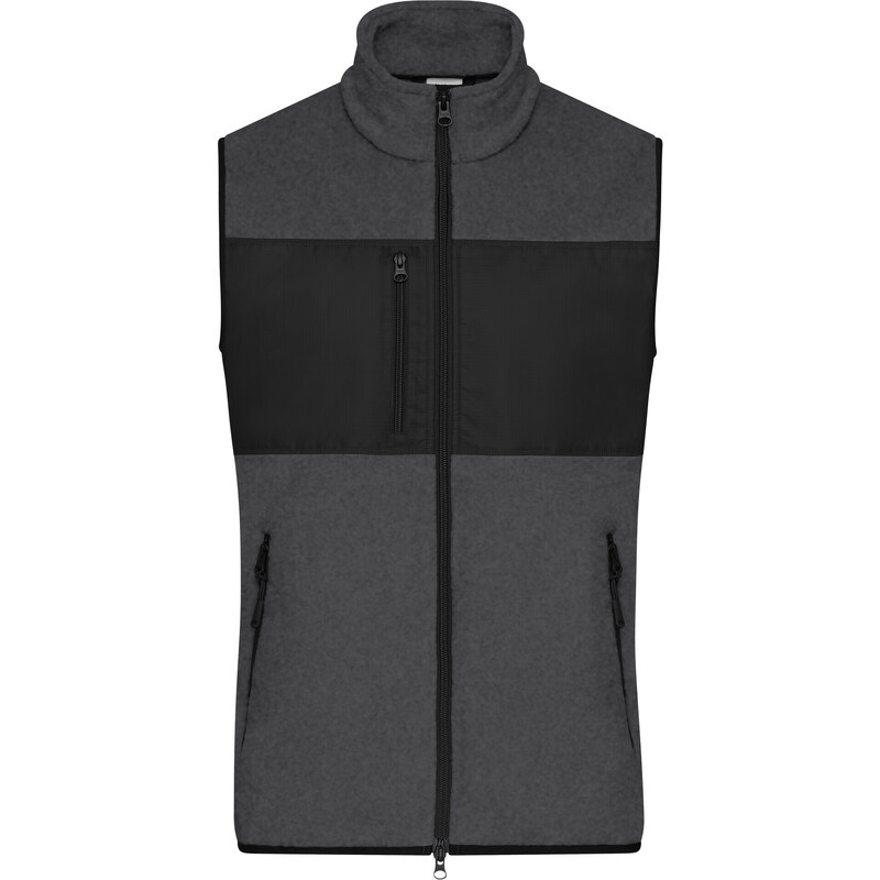 Daiber James & Nicholson Pánska dvojfarebná fleecová vesta James & 62678542