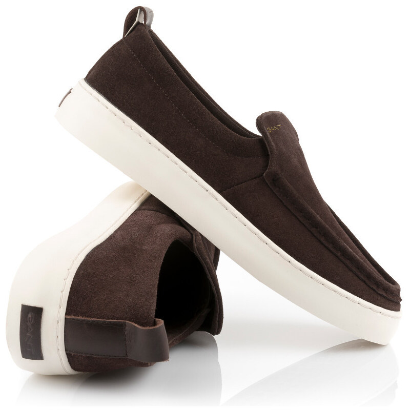 MOKASÍNY GANT LAWILL DARK BROWN 49948653